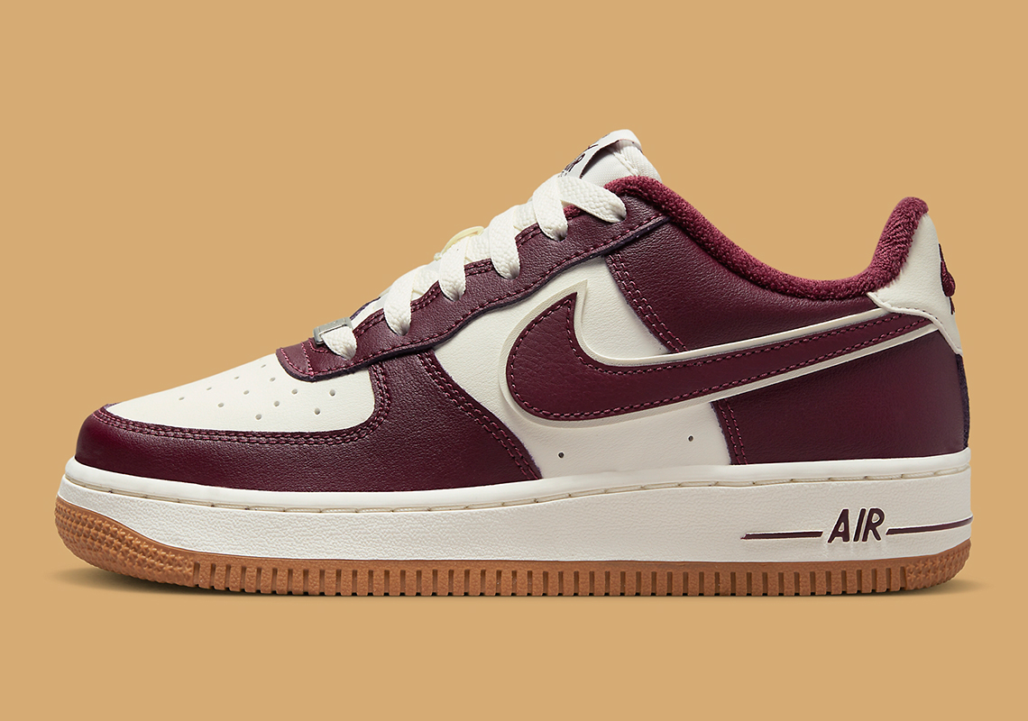 Nike Air Force 1 Low Gs Team Red Gum Dq5972 100 2