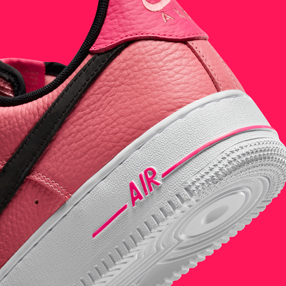 Nike Air Force 1 Low Pink Tumbled Leather Dz4861 600 8