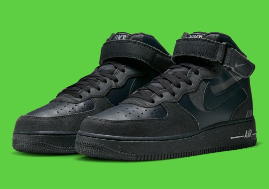 This Nike Air Force 1 Mid Gives A Subtle Scare Ahead Of Halloween