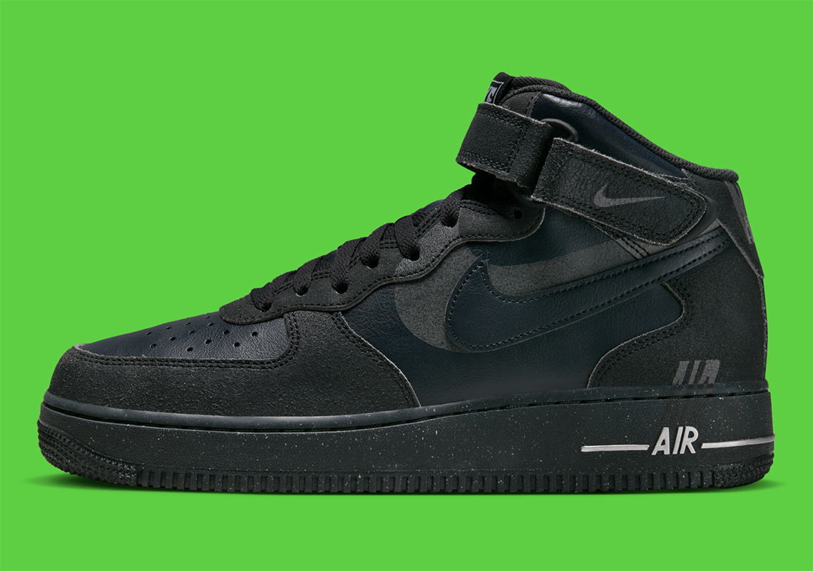 Shop Nike Air Force 1 Mid '07 DQ7666-001 black
