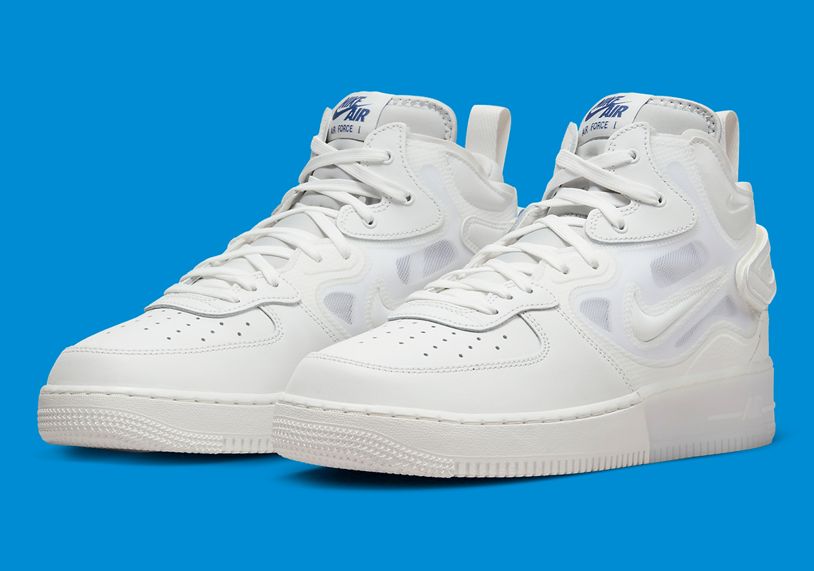 Official Images Of The Nike Air Force 1 Mid React "Summit White"