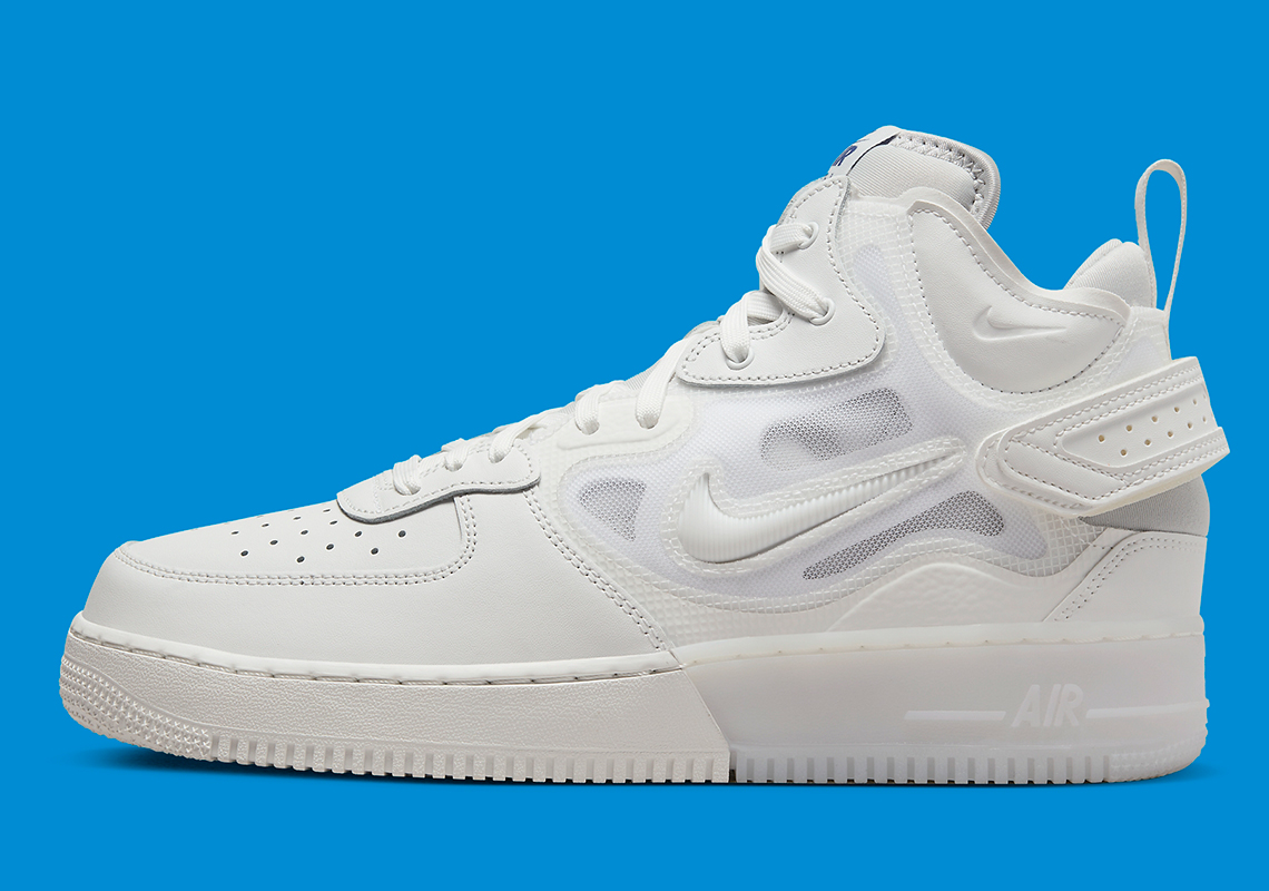 nike air force 1 mid react summit white