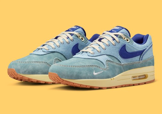 Blue Denim And Suede Give This Nike Air Max 1 An All-American Look