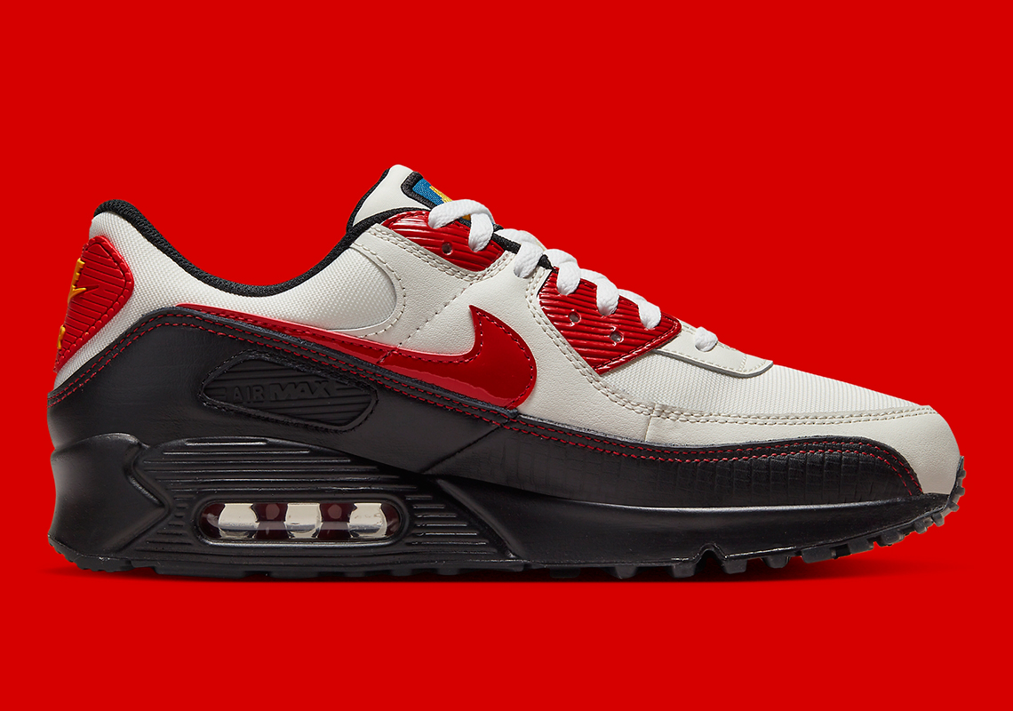 Nike air max 90 premium se university discount red