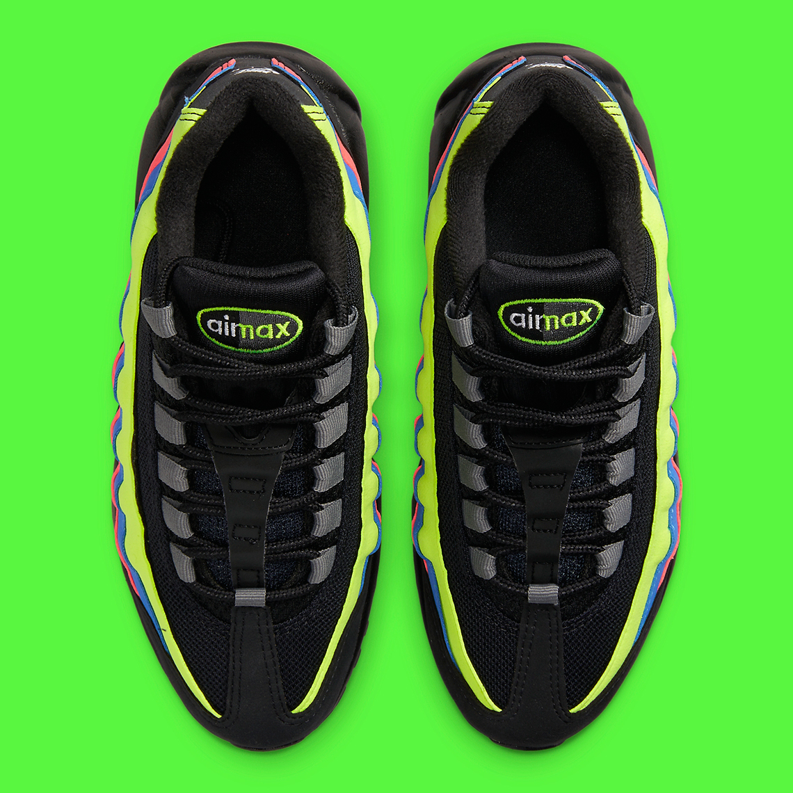 Nike Air Max 95 Black Neon Multi Color Dz5635 001 3