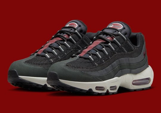 Grey And Team Red Arrive On The Nike Air Max 95 For Fall