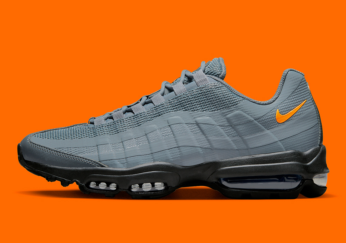 Nike Air Max 95 Ultra Grey Orange Black Dx2658-002 | Sneakernews.Com