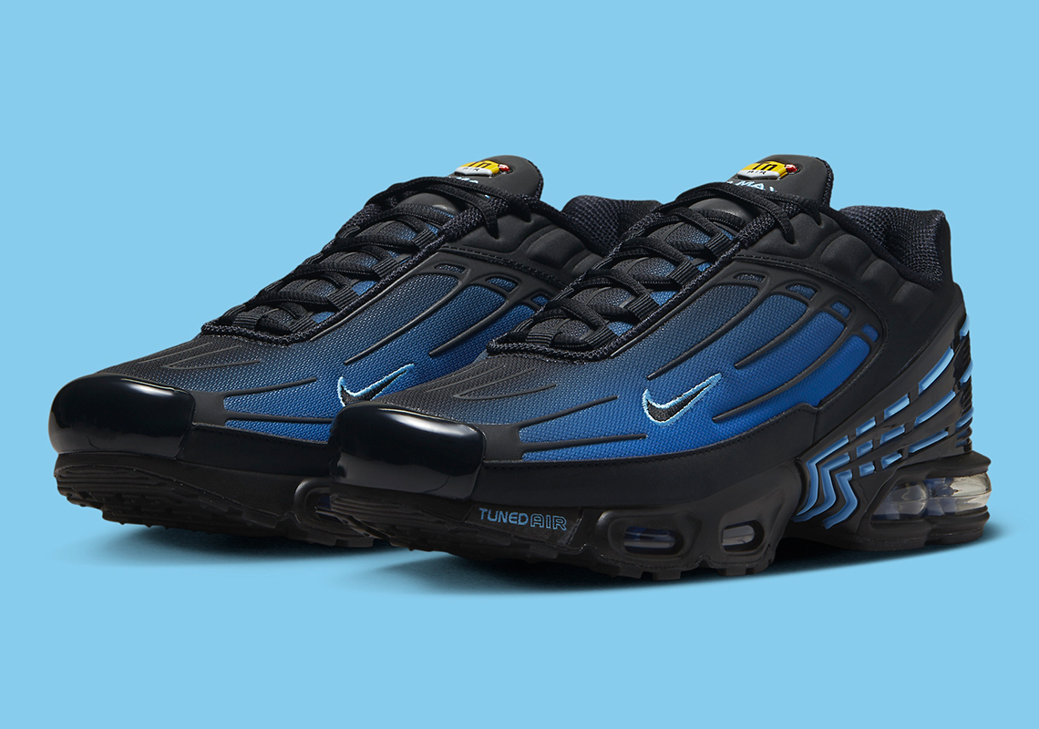 Gato de salto Serena Conectado Nike Air Max Plus 3 "Black/University Blue" DZ4508-001 | SneakerNews.com