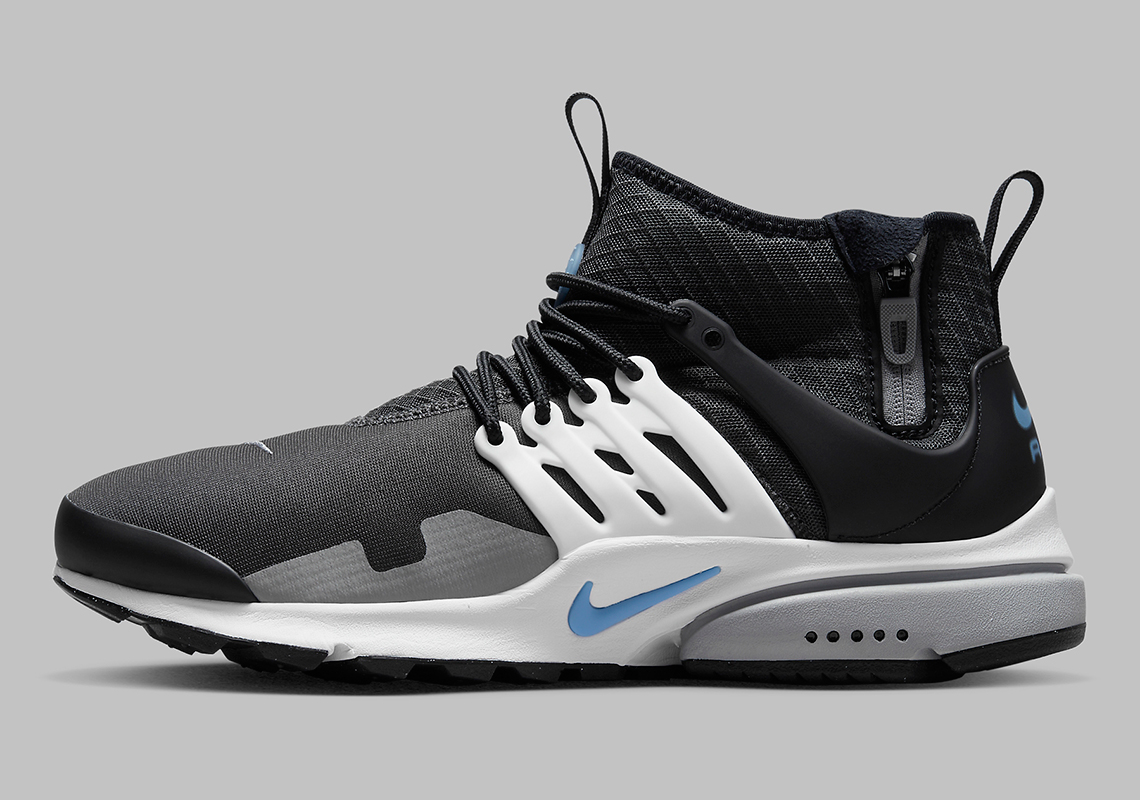 nike air presto mid utility anthracite university blue summit white particle grey black dc8751 002 5