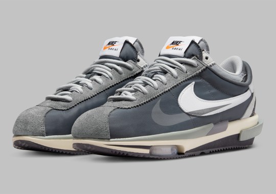 sacai Adds A Greyscale Look To Their Nike Cortez 4.0