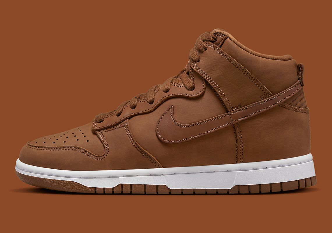 nike high top brown suede