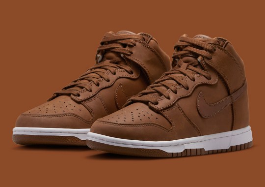 Premium Brown Leather Wraps The Nike Dunk High