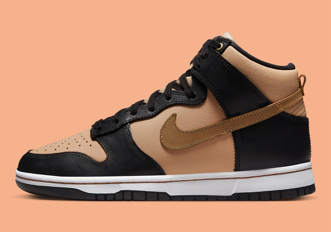 black and tan nike dunks