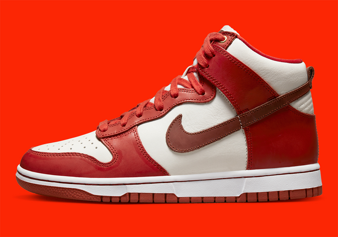 Precious “Cinnabar” Hues Take Over The Nike Dunk High