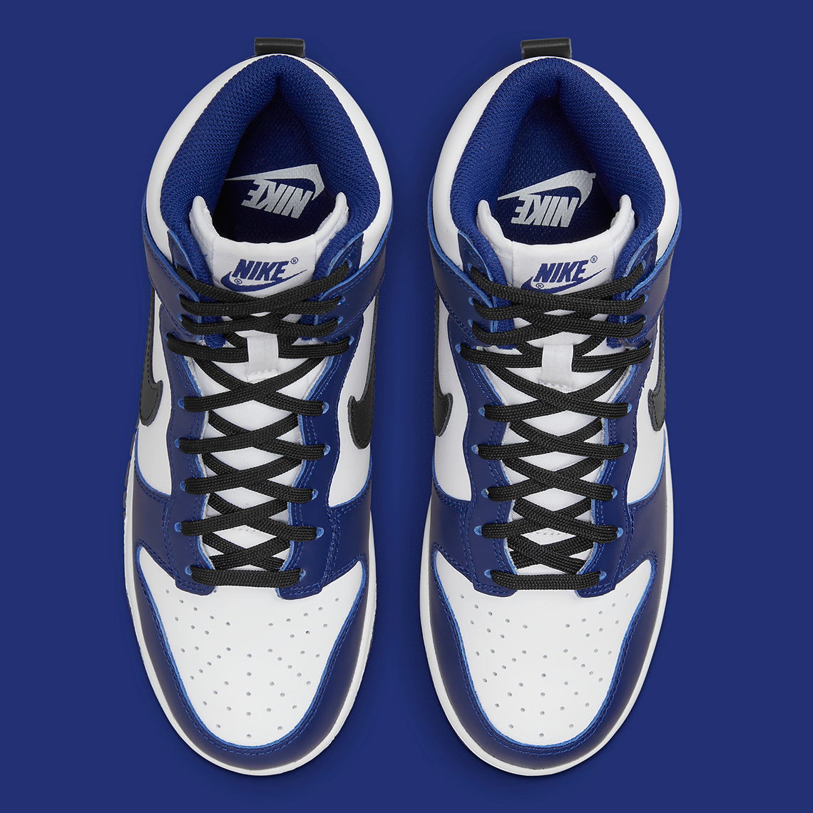 Nike Dunk High Womens Navy Black White Dd1869 400 6