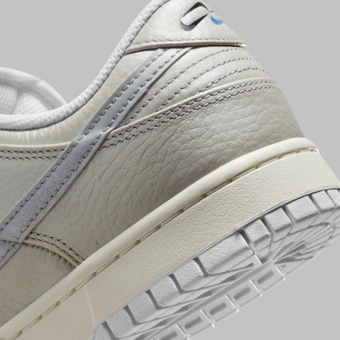 nike dunk low metallic silver