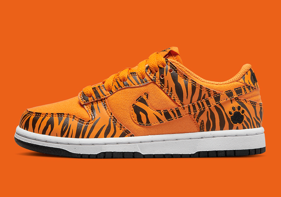 nike Kleuterschoenen dunk low ps tiger stripes 5