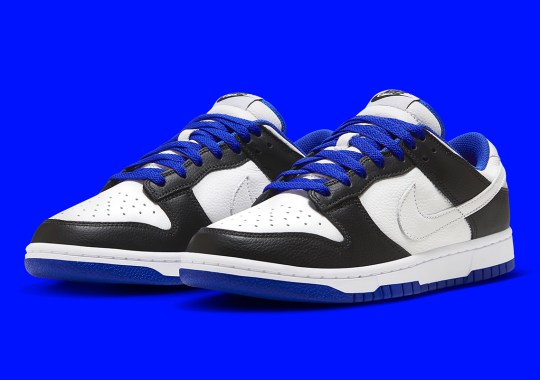 Royal Blue Touches This “Panda”-Like Nike Dunk Low