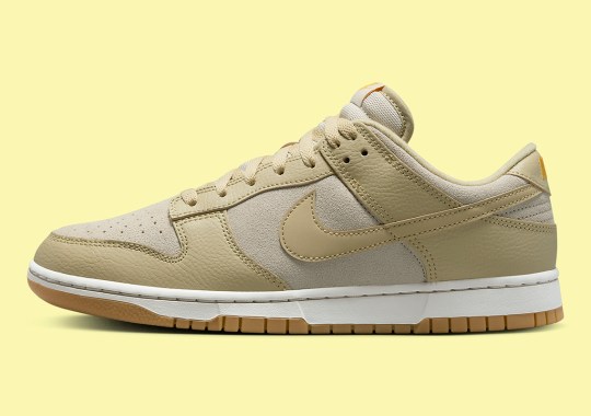 Khaki Leather And Gum Soles Gives The Nike Dunk A Fall Ready Look