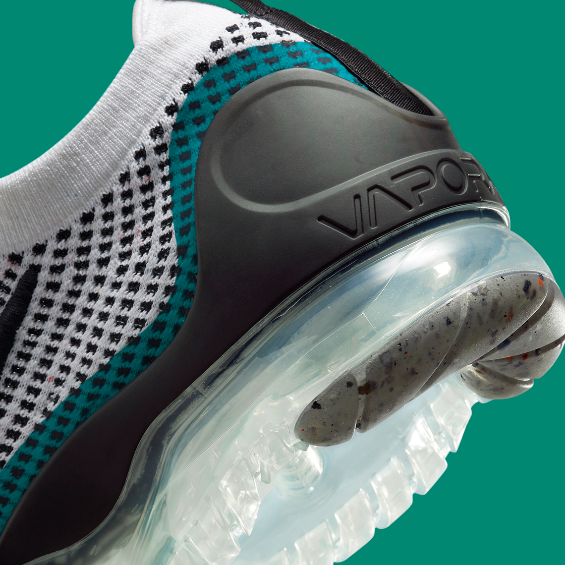 Nike Vapormax Flyknit 2021 White Black Teal Dq3974 100 5