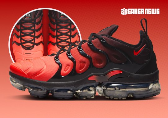 The Nike Vapormax Plus “Black/Bright Crimson” Returns March 20th