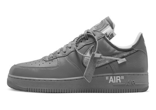A Paris-Exclusive Off-White x Nike Air Force 1 Low Is Releasing In Grey