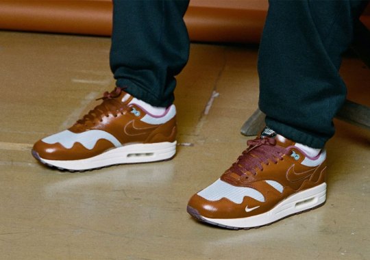 Patta x Nike Air Max 1 “Dark Russet” To Release On August 12th