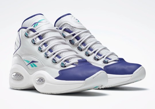 The Reebok Question Mid Emerges In A "Hornets" Ensemble