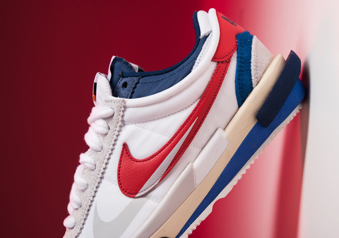 sacai Nike Cortez 4.0 Red DQ0581 100 2