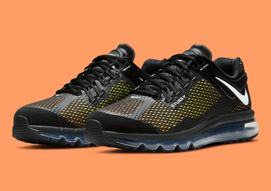 Official Images Of The Stussy x Nike Air Max 2013 “Black”