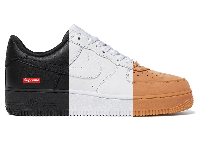 Supreme x Nike Air Force 1 Mid '07 Collection •