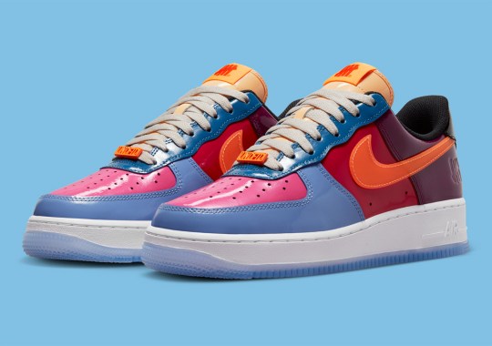 Undefeated And Nike Join Forces On A Multi-Colored Air Force 1 Low In Patent Leather