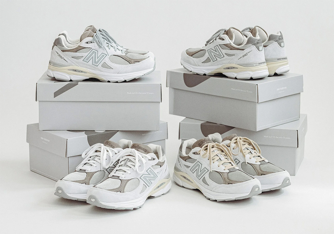 YCMC Offers Four Lace Options For Their New Balance 990v3 Collaboration