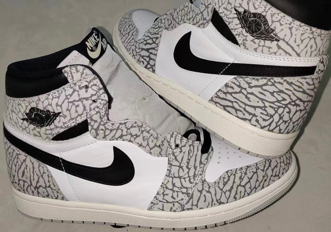 An Air Jordan 1 Retro High OG "White Cement" Set To Release May 2023