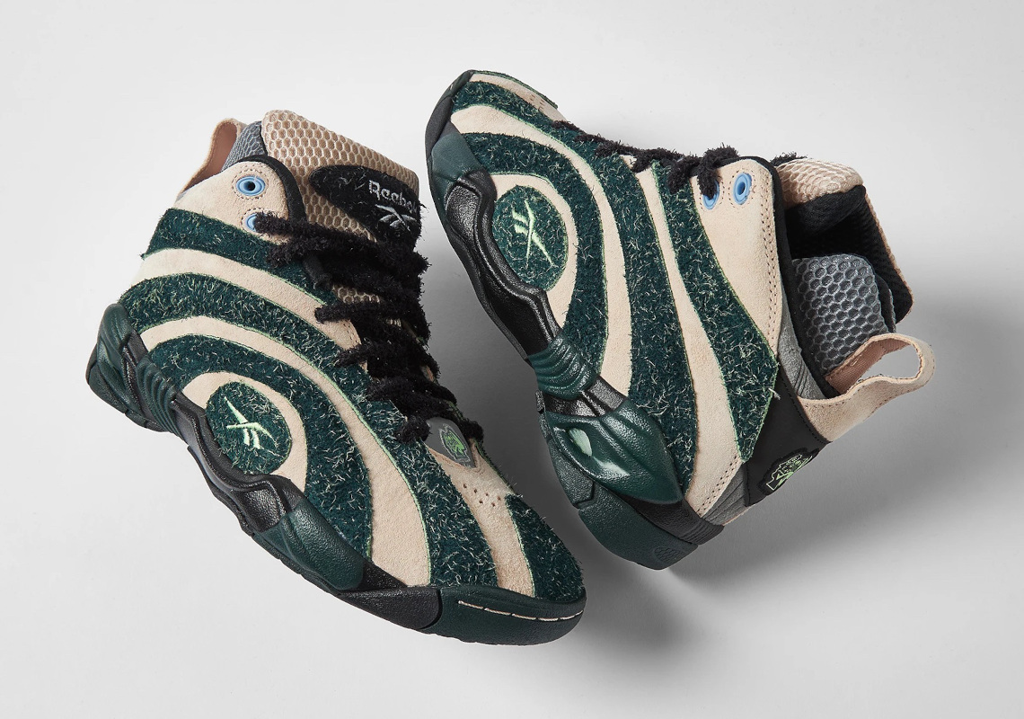 Brain Dead Covers The Reebok rust Shaqnosis In Moss-Like Suede