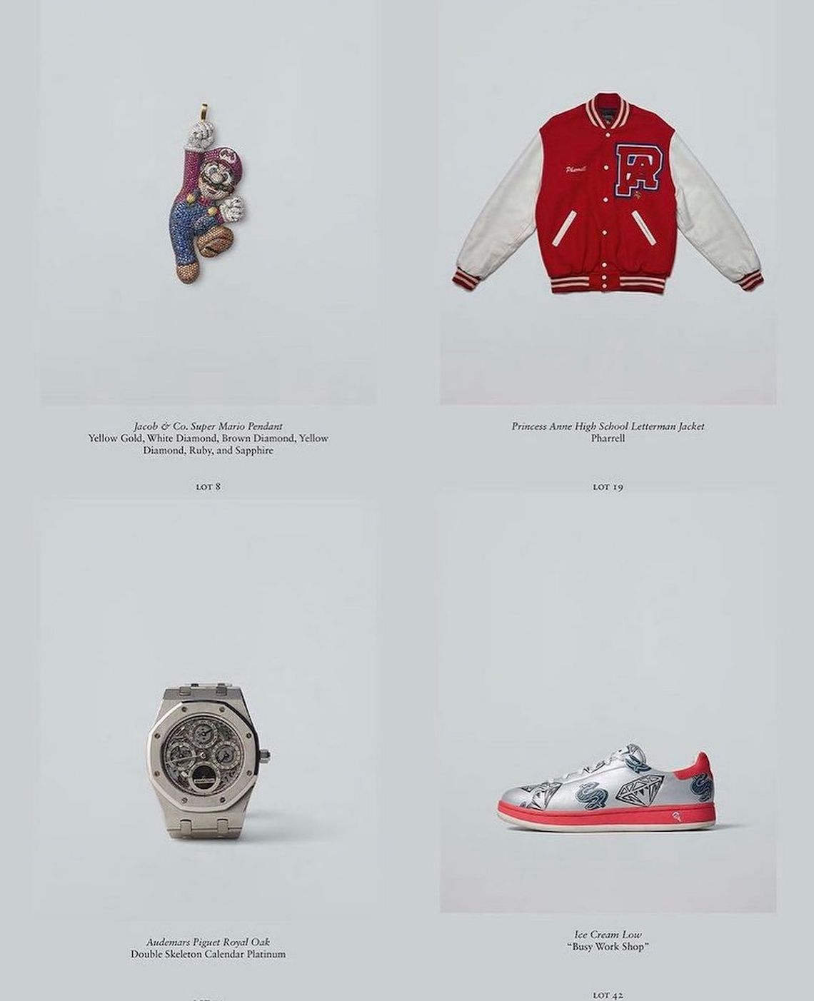 Pharrell Is Selling His Old Clothes, Jewelry, and a Gold Blackberry on His  Auction Platform Joopiter