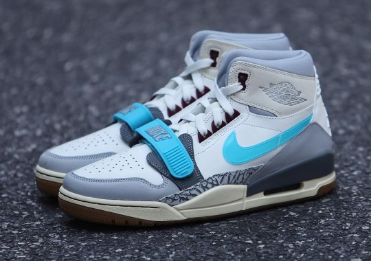 The Jordan Legacy 312 Features Hits Of Blue Amidst An Otherwise Neutral Colorway