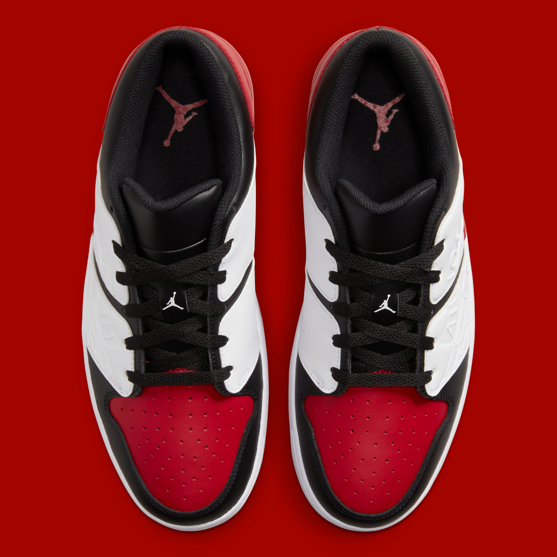 Air Jordan XX1 Low Black Metallic Silver-Varsity Red