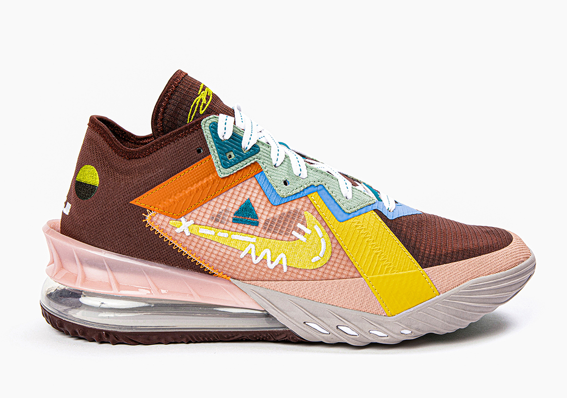 Mimi Plange Nike LeBron 18 Low Scarred Perfection Mad King