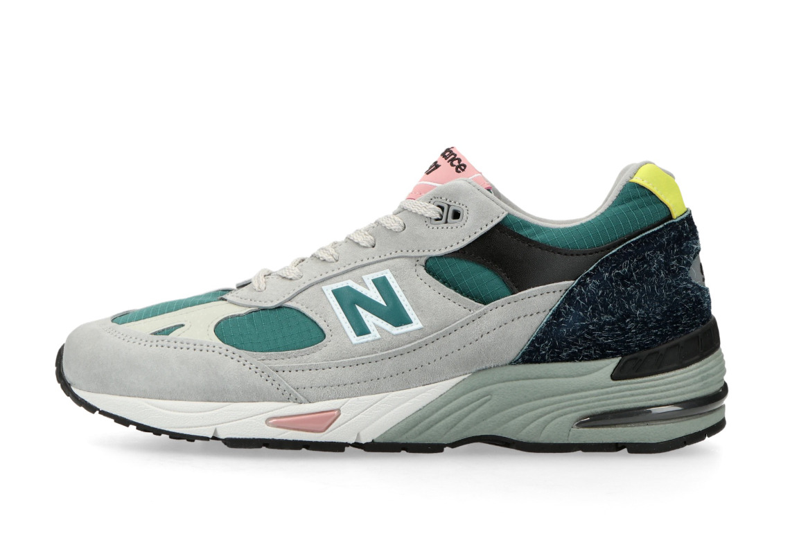 new balance a14 hemp material concept Grey Teal 4