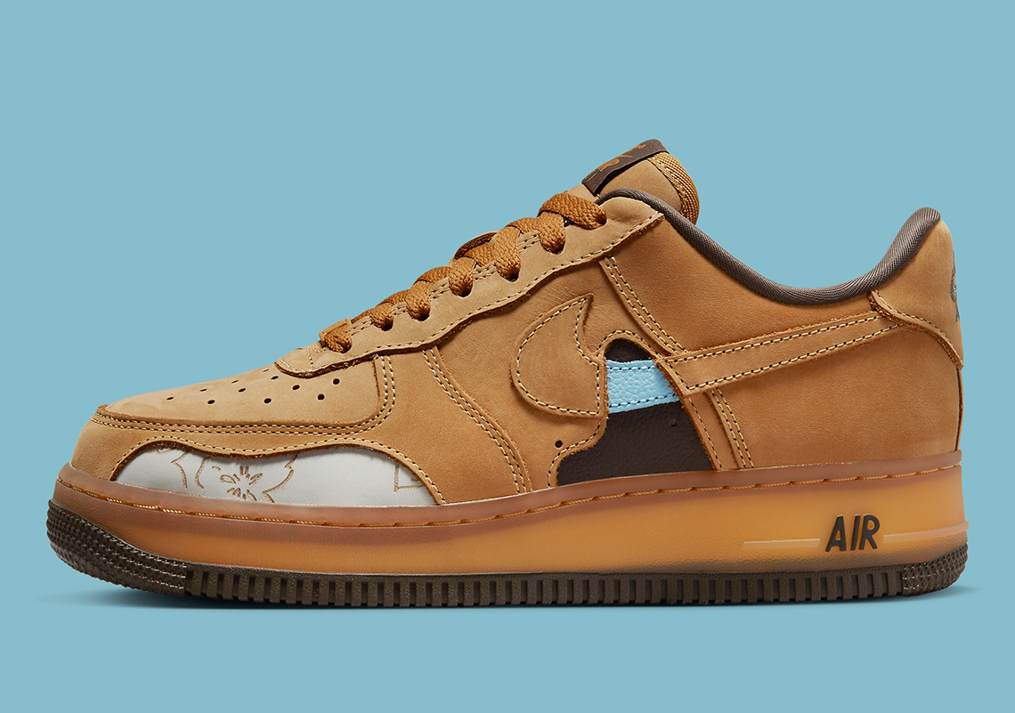 Nike Air Force 1 Wheat Mocha DQ7580-700 Release Info | SneakerNews.com