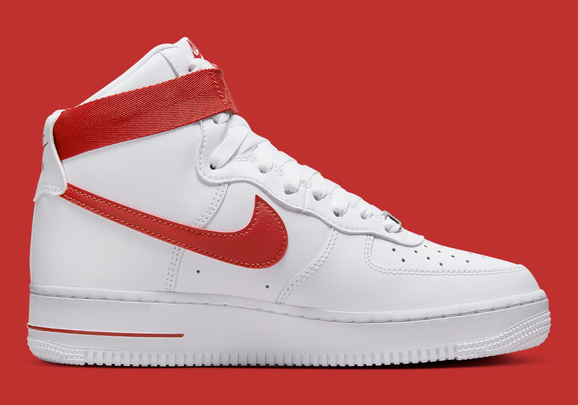 Women's Nike Air Force 1 High White/Red DD9624-102