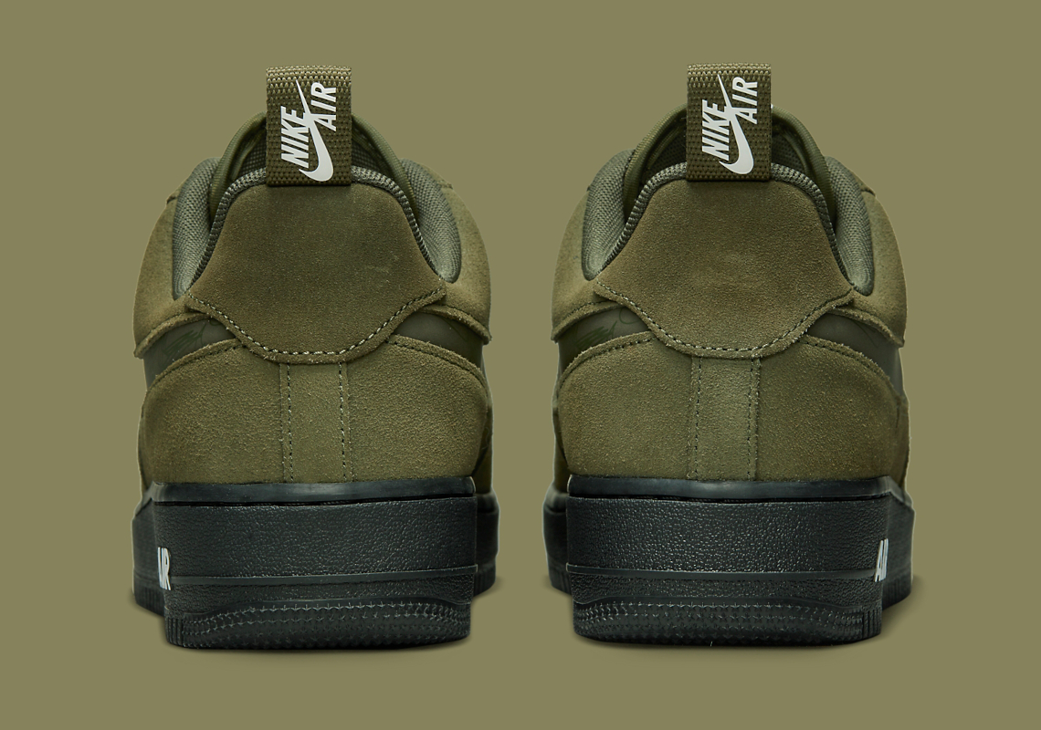 Nike Air Force 1 Low - Black - Shiny Silver - Green Glow - SneakerNews.com
