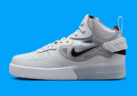 Shades Of Grey Take Over The Nike Air Force 1 React Mid