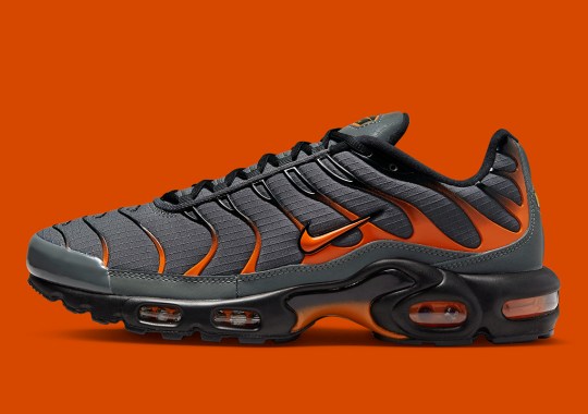 Nike Air Max Plus Unveiled In New Grey And Orange Colorway