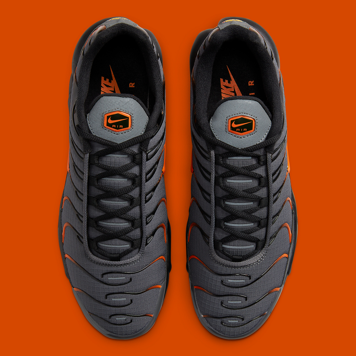 Nike tn sale grey and orange