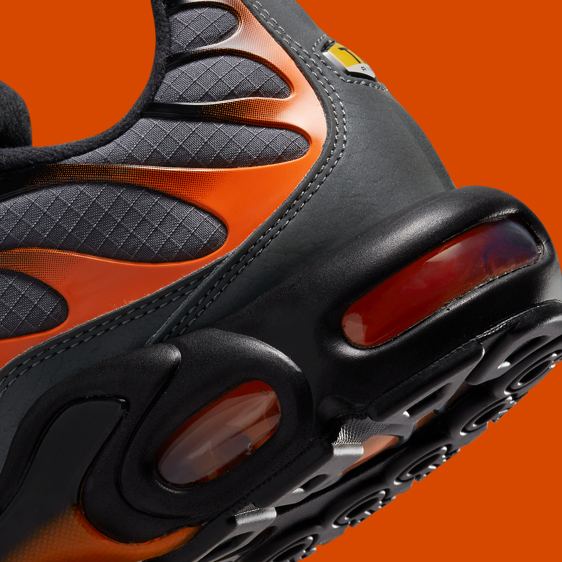 Nike Air Max Plus Grey Orange Black FB3358-001 | SneakerNews.com