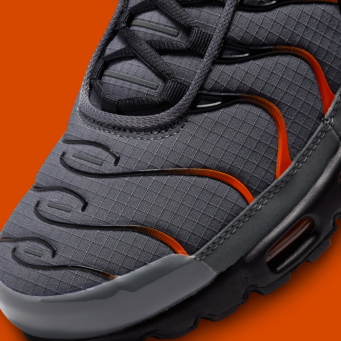 Nike Air Max Plus Grey Orange Black FB3358-001 | SneakerNews.com