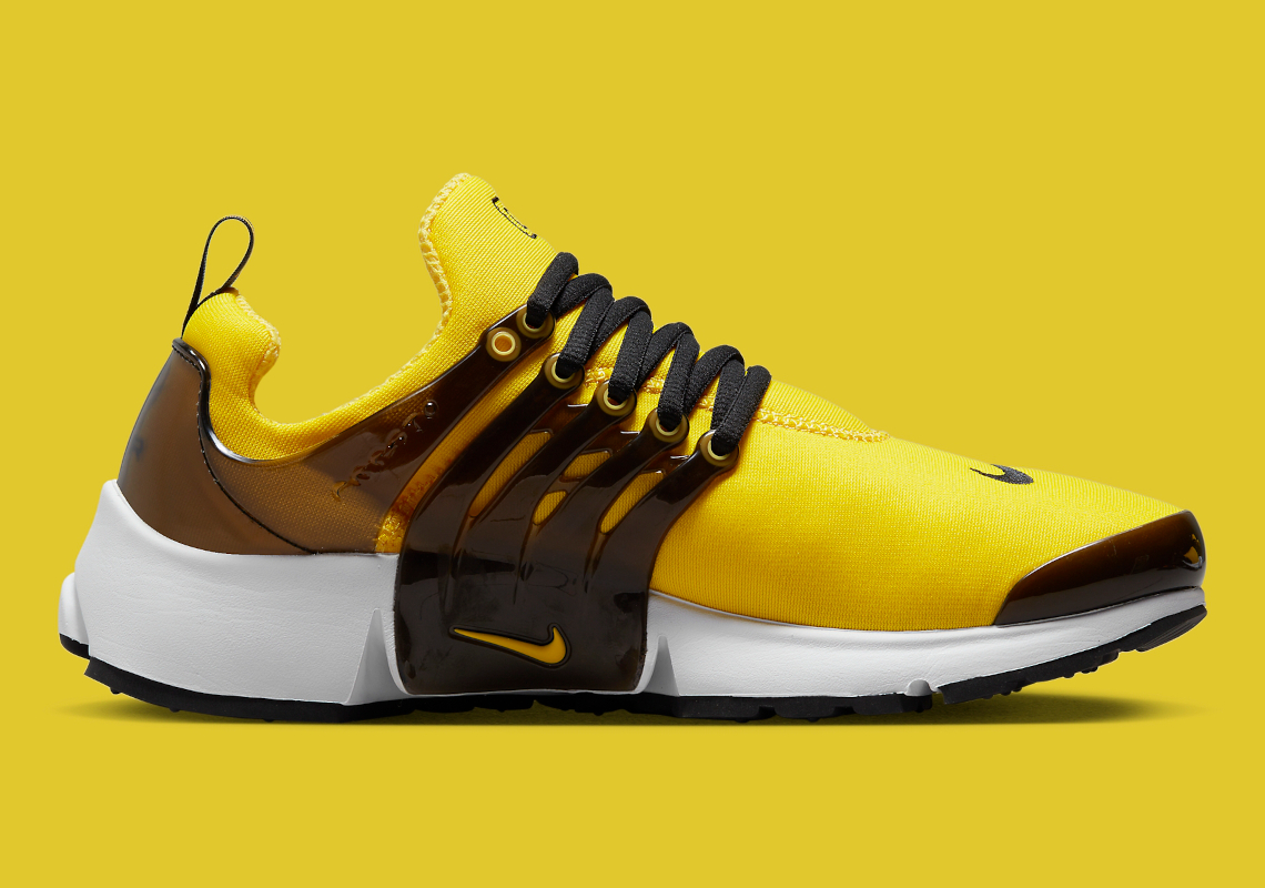 nike yellow air presto sports shoes for men