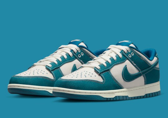 The Nike Dunk Low SE “Industrial Blue” Experiments With The Japanese Art Of Sashiko